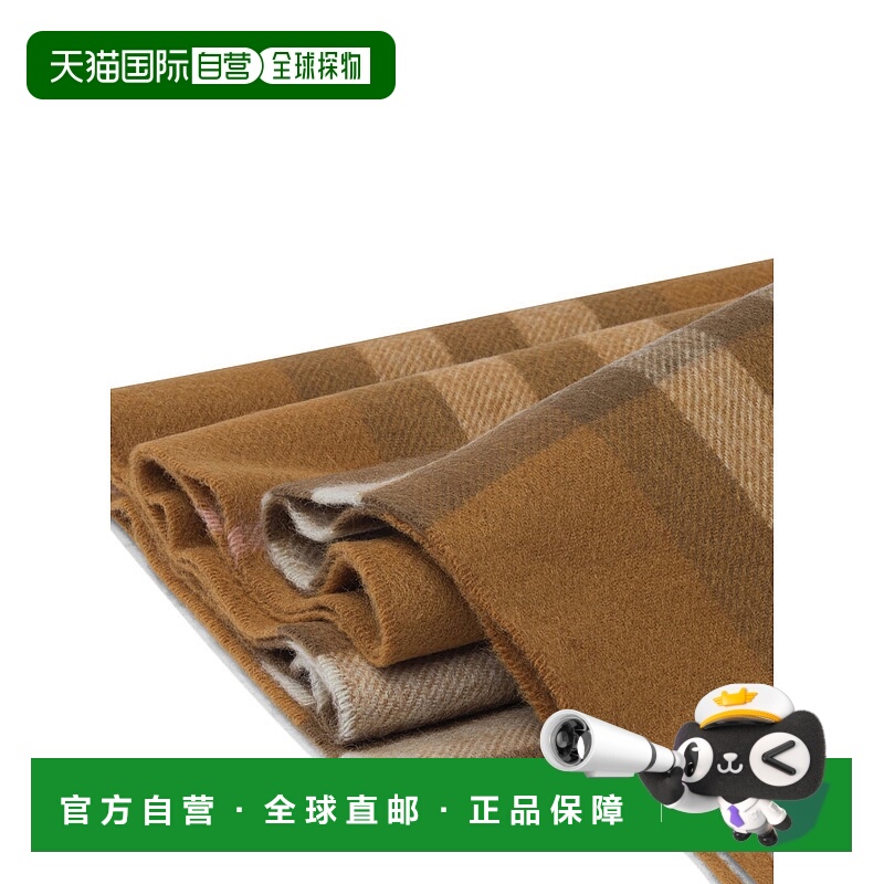 香港直邮BURBERRY 男士围巾 8112644 AW2025 浅棕色 