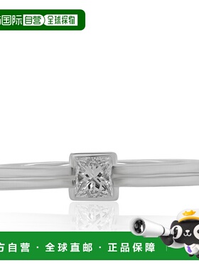 自营 diana m.18K白金0.33克拉钻石戒指-白色 美国奥莱直发