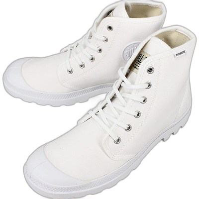 日本直邮PALLADIUM 运动鞋 PAMPA HI ORIGINALE 白色/白色 75349-