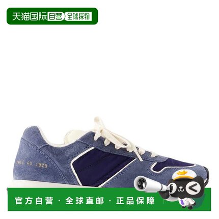 自营 common projects常见项目绒面低帮运动鞋-海军蓝 美国奥莱直