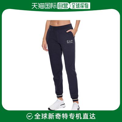 香港直邮EMPORIO ARMANI 海军蓝色女士运动裤 8NTP67-TJCQZ-1554