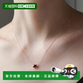 K10YG 1h可退 90308 罗德莱特石榴石 长方形项链 日本直邮cui cui