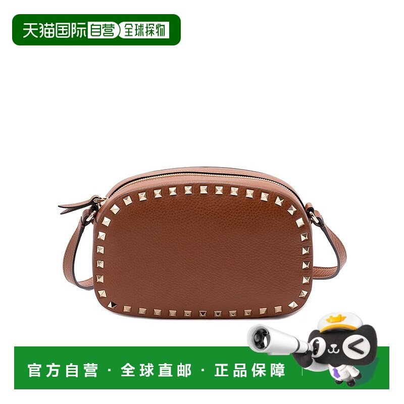 香港直邮VALENTINO 女士斜挎包 WB0S17VSFHG5 AW2025 棕色 Rockst