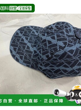 香港直发we11done男士蓝色徽标棉质棒球帽潮流简约时尚WDAH321406