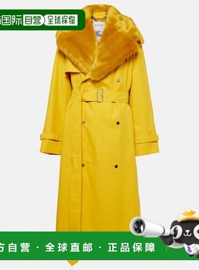 香港直邮Burberry 巴宝莉 女士 Kennington 宽松款华达呢风衣