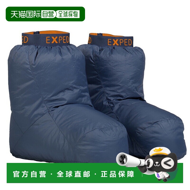 日本直邮EXPED 羽绒袜M码海军蓝394127