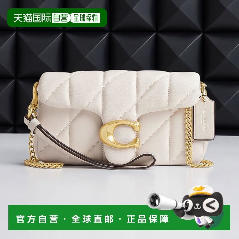 自营 COACH|绗缝枕头皮革虎斑腕带带链条蔻驰手拿包,箱包皮具/热销女包/男包,手拿包,淘宝优惠券,粉丝福利购,淘宝优惠卷