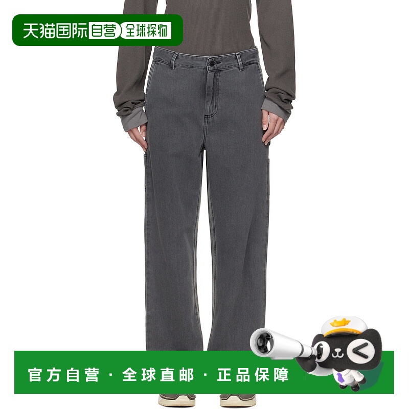 香港直邮潮奢 Carhartt 卡哈特 女士 黑色 Pierce Pa牛仔裤新款