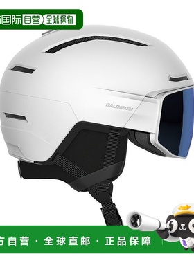 自营欧洲直邮Salomon萨洛蒙 DRIVER男女通用白色塑料滑雪头盔新款