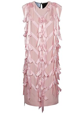 PRADA 女士连衣裙 P3N88R15ZQF0482 AW2024 紫色