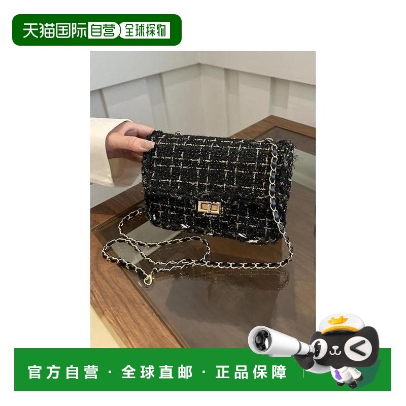 日本直邮日潮 GRL粗花呢链条单肩包sda301,箱包皮具/热销女包/男包,通用款女包,淘宝优惠券,粉丝福利购,淘宝优惠卷