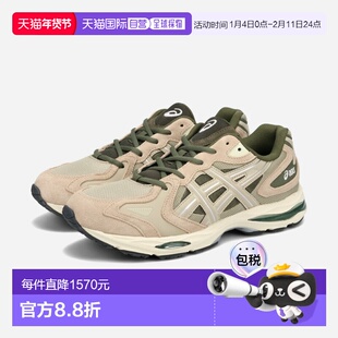 日本直邮ASICS SPORTSTYLE GEL-K1011 男士低帮帆布运动鞋（卡其1