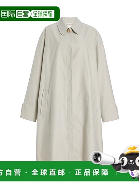 1h可退 香港直邮The Row 女士 Pluma 棉混纺风衣 white白色 舒适