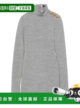 香港直邮BALMAIN 女士连衣裙 FF0R8895JL179AD AW2025 灰色 Dress