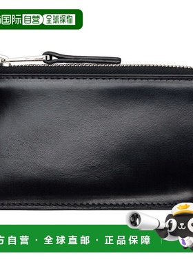 1h可退 香港直邮Lemaire 女士 黑色 Patina Zip Coin 卡包 SL0055