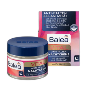 欧洲直邮Balea活力抗皱熟龄肌面霜防晒系数15修护保湿正品晚霜