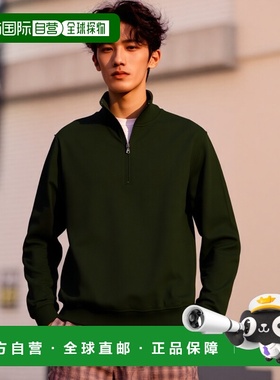 自营 scott barberPima Interlock Zip Mock，行李袋 - 行李袋 美