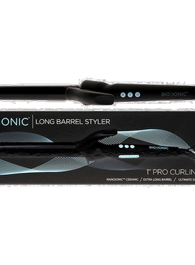 自营Bio Ionic 女式长筒造型器 - 1 英寸卷发棒 美国奥莱直发