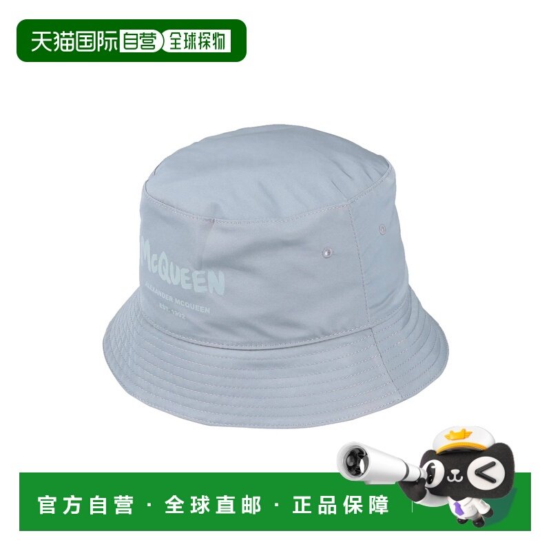 1h可退 香港直邮mcqueen 亚历山大 麦昆 男士 帽子 grey灰色 舒适