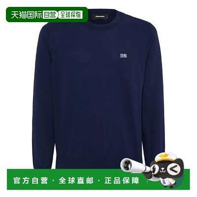 香港直邮DSQUARED2 男士针织衫 S74HA1486D13018477NAVYBLUE