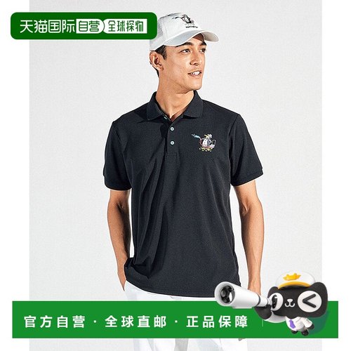 日本直邮Munsingwear 防晒NIR 小鹿印花企鹅刺绣半袖POLO衫 [M018
