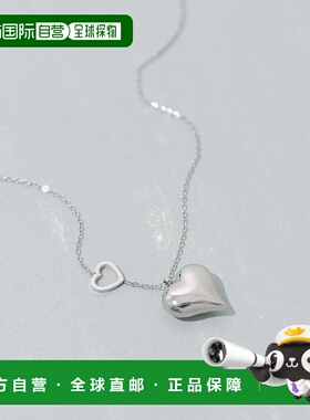 1h可退 日本直邮SMELLY 女士立体心形与镂空心形串联项链 SMA62PF