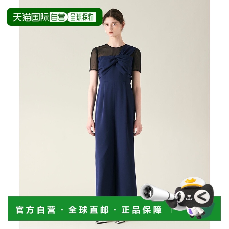 1h可退 日本直邮GRACE CONTINENTAL 女士蝴蝶结宽松长裤连衣裤 01