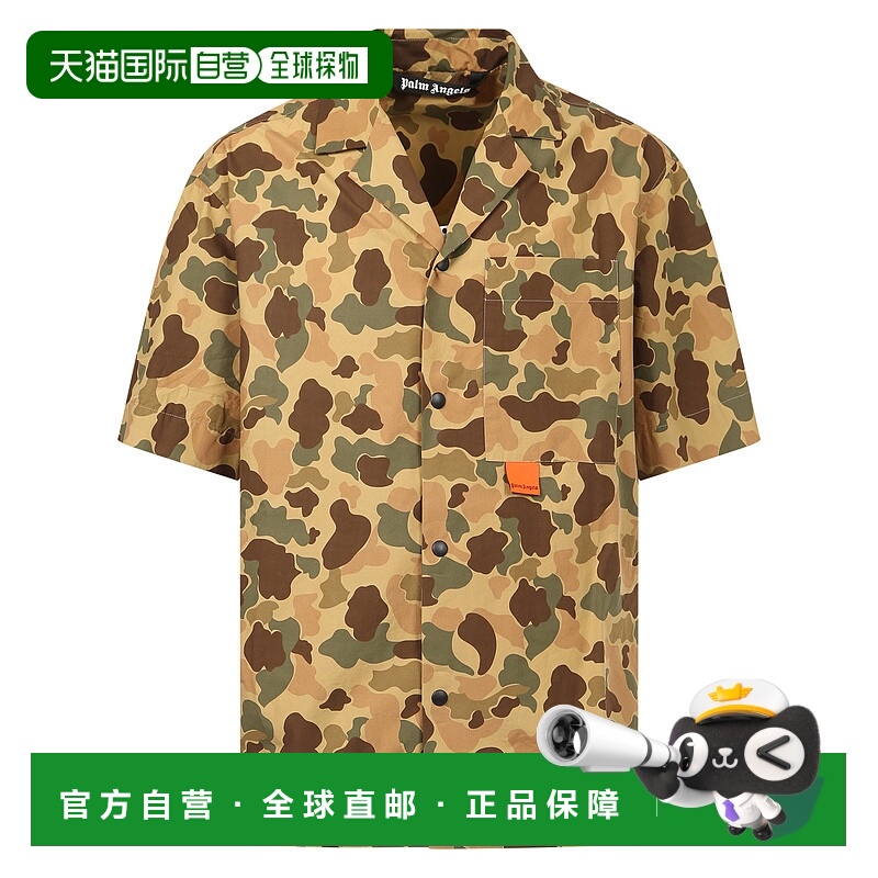 1h可退 香港直邮PALM ANGELS 男士衬衫 PMGA037F21FAB0085666 AW2