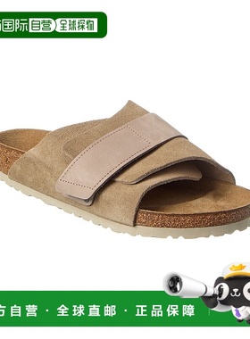 自营Birkenstock Kyoto Leather & Suede Sandal - brown 美国奥
