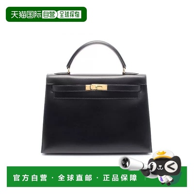 1h可退 日本直邮中古Hermes爱马仕女包A级95新Kelly32凯利32牛皮