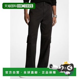 黑色 裤 美国奥莱直发 kors弹力棉工装 自营michael