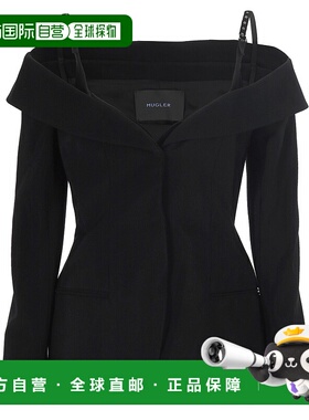 香港直邮Mugler 穆勒 女士 MUGLER 黑色夹克 25P1VE04531961999
