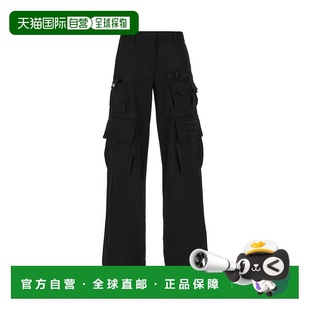 休闲裤 女士阔腿裤 OWCF017S24FAB0011010 WHITE 欧洲直邮OFF