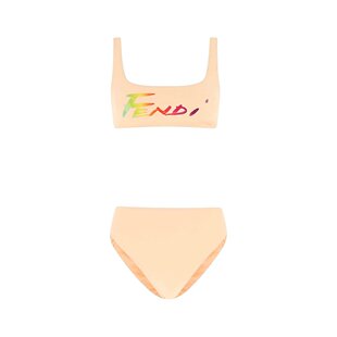 FXB963 AG0V 浅粉色女士袜子套装 FENDI F11AS