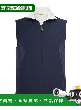 自营 kitonKired Ivan尼龙双面背心-蓝色，奶油色 美国奥莱直发