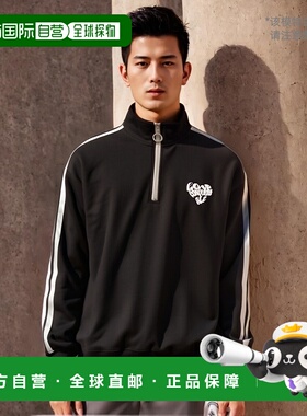 1h可退 日本直邮WESTSEA 男女同款心形印花半拉链卫衣 SEL210166