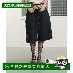 午夜 玫瑰徽章百慕大运动裤 百搭潮牌显 韩国直邮GRAILZ 1h可退