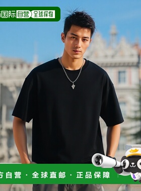 1h可退 日本直邮REVERBERATE 男士宽松罗纹下摆短袖T恤 REV25SSRB