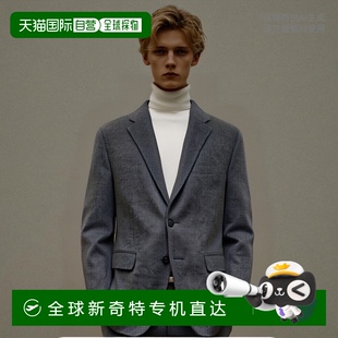RX4911N913 韓國(guó)直郵 Logadis 羊毛羊絨純色夾克灰色