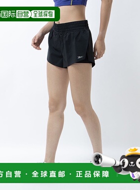 日本直邮 WOR 运动跑步二合一短裤 [黑色]
