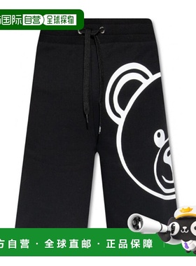 香港直邮Moschino 徽标细节短裤 A4314 8121