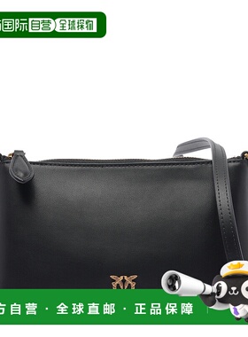 香港直邮PINKO 女士单肩包 104277A0F1Z99Q AW2025 黑色 Mini Fla