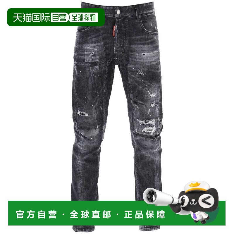 香港直邮DSQUARED2 男士牛仔裤 S74LB1360S30357900 AW2023图片