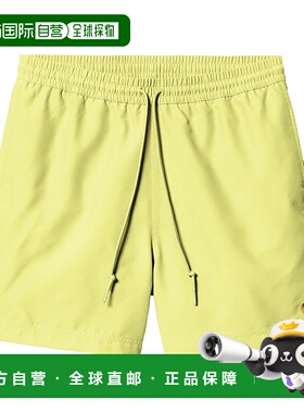 日本直邮Carhartt WIP FW24 纯色系带侧缝口袋泳裤 男款 荧光绿色