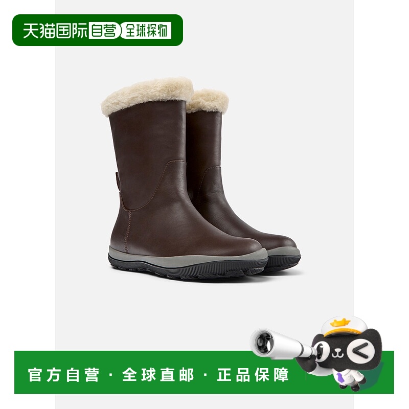 自营Boots Women Camper Peu Pista GM - dark brown 美国奥莱直