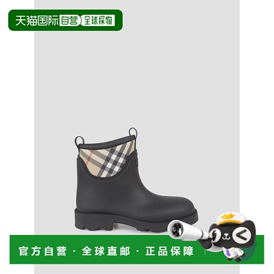 香港直邮BURBERRY 男士靴子 8111695A1189 AW2025 黑色 Black rub