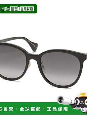 日本直邮古驰 (Gucci) 太阳镜 亚洲款 黑色 女士 GUCCI GG1180SK