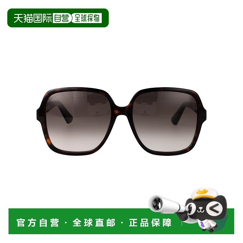 1h可退 香港直邮Gucci 古驰 女士 徽标太阳镜 GG1189S brown棕色
