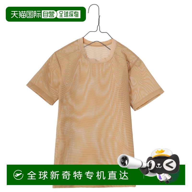 1h可退 日本直邮OVERNEATH女士透视材质短袖T恤 NetT059