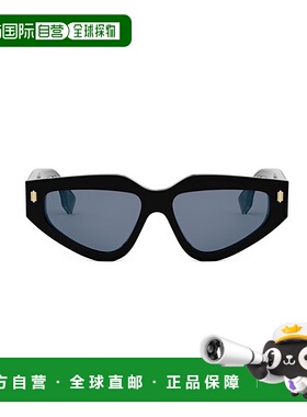 香港直邮FENDI 女士太阳镜 FE40163U01V AW2025 黑色 FENDI ROMA